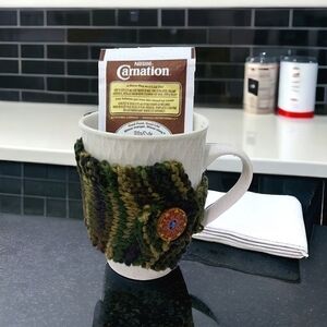 Hand Knit Mug Cozy Set for Hot Beverage Lovers